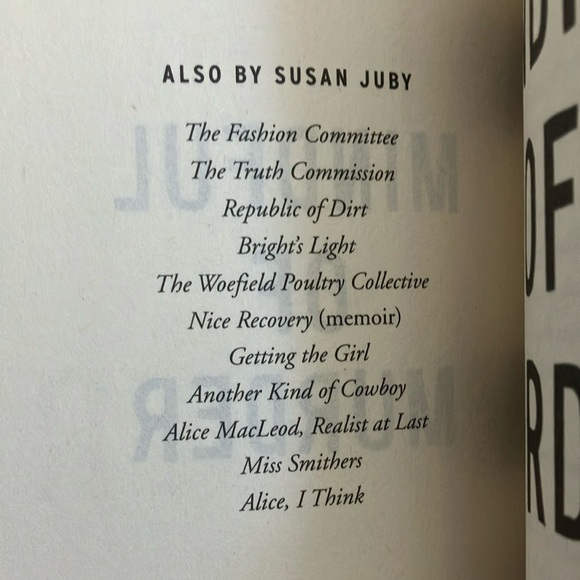 Book: Mindful of Murder Novel by Susan Juby ( BC - Canada author) - Picture 5 of 10